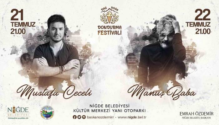 Niğde Belediyesi Dağ, Doğa Ve Dondurma Festivali Yapıyor