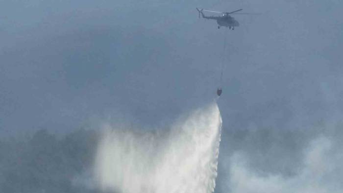 Çanakkale’deki Orman Yangınına Havadan Ve Karadan Müdahale Devam Ediyor