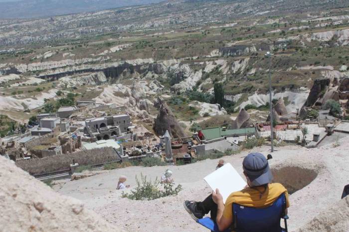 Ressamlar Kapadokya’yı Resmetti