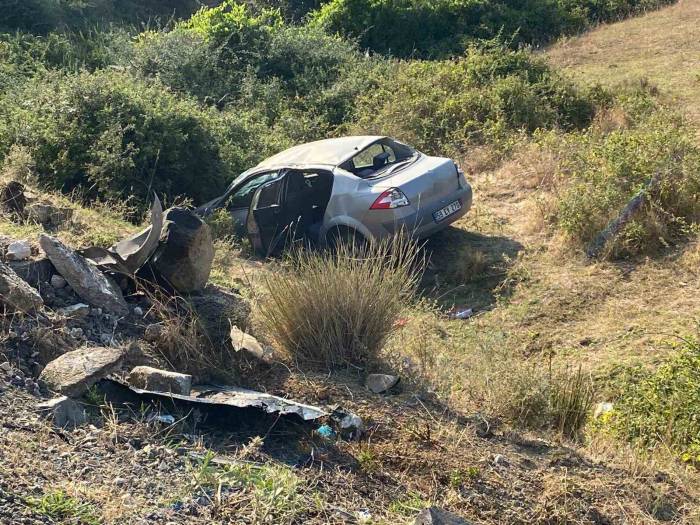Keşan’da Otomobil Şarampole Uçtu: 4 Yaralı