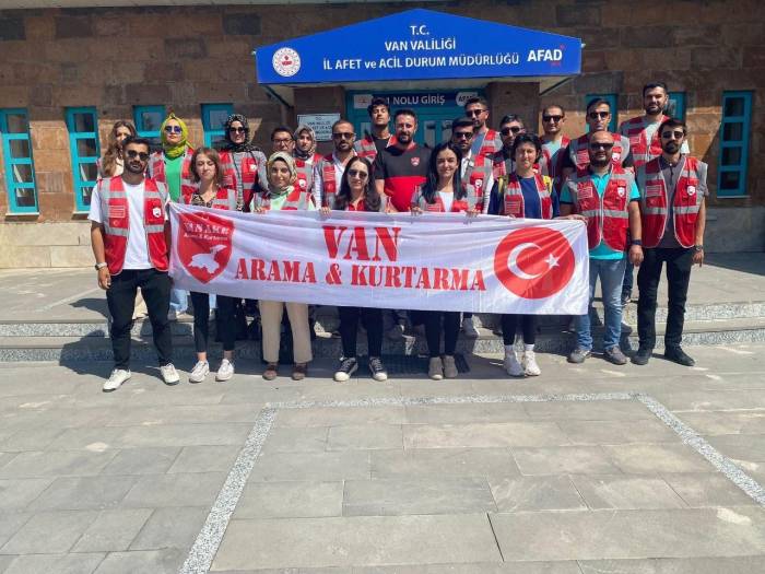 Van Afad’dan Van Arama Ve Kurtarma Derneği Gönüllülerine Eğitim