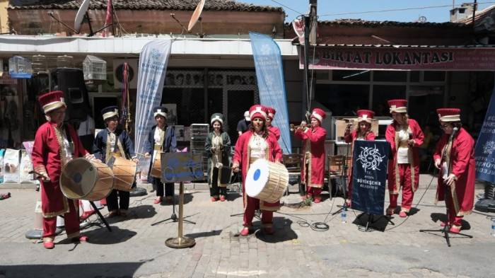 Aydın Büyükşehir Belediyesi Kadın Mehteran Takımı’na Nazilli’de Yoğun İlgi