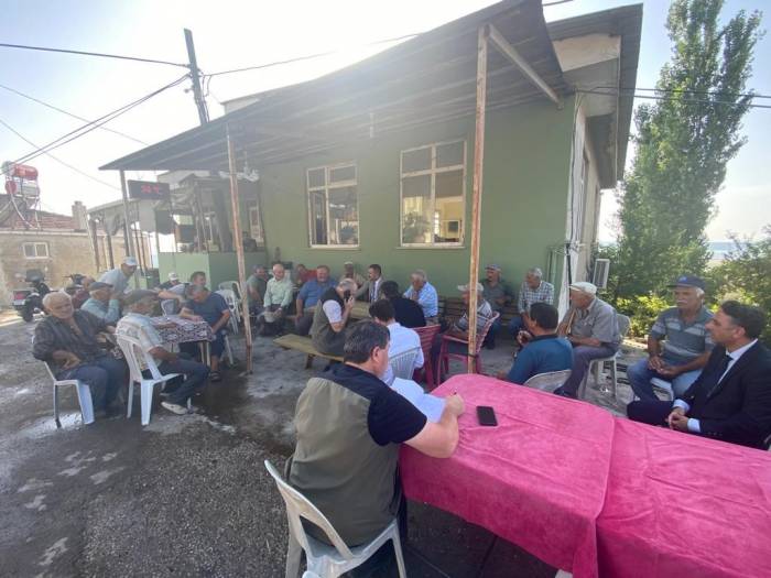 Vali İlhami Aktaş, Orman Yangınlarından Etkilenen Köylülerle Bir Araya Geldi