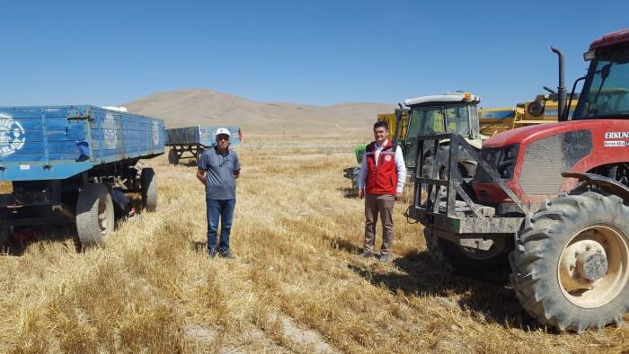 Biçerdöverler Dane Kaybına Karşı Kontrol Ediliyor