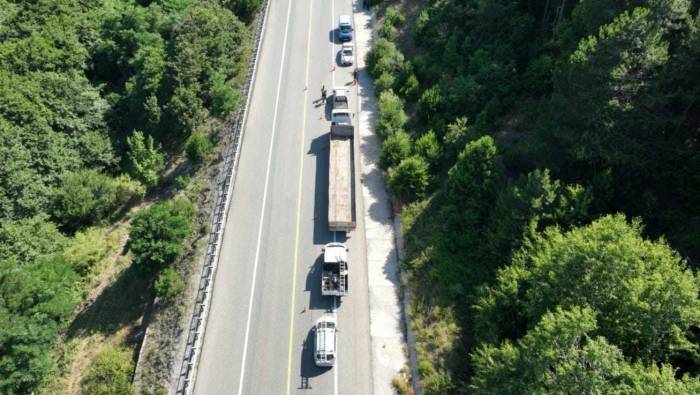 Kırklareli’nde Dronlu Trafik Denetimi