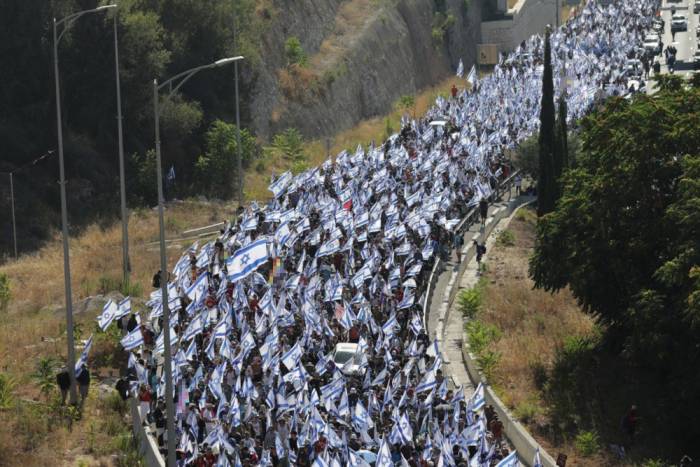 İsrail’de Yargı Reformuna Karşı Yürüyüş: On Binlerce Kişi Kudüs’e Yürüdü