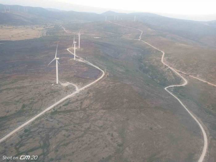 Çeşme’de Otluk Yangını Kontrol Altına Alındı