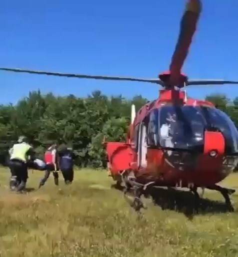 Ambulans Helikopter 90 Yaşındaki Vatandaş İçin Havalandı