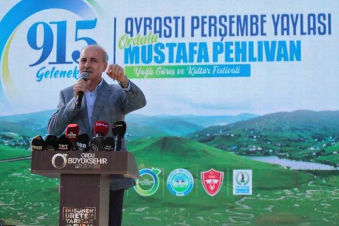 Tbmm Başkanı Kurtulmuş, 915’inci Güreş Festivali’ne Katıldı