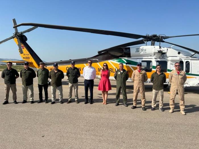 Yunanistan’a Gönderilen İki Yangın Söndürme Uçağı Ve Helikopter Görevlerini Başarıyla İcra Ediyor