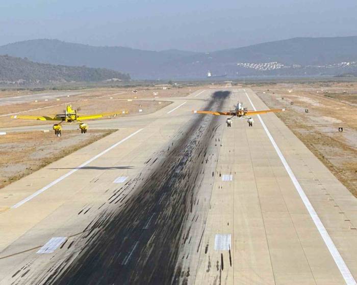 İlk Yerli Yangın Söndürme Helikopteri ’nefes’ Rodos’ta