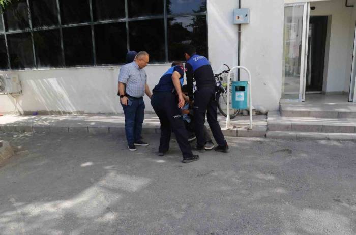 Aksaray’da Dilencilere Zabıta Baskını