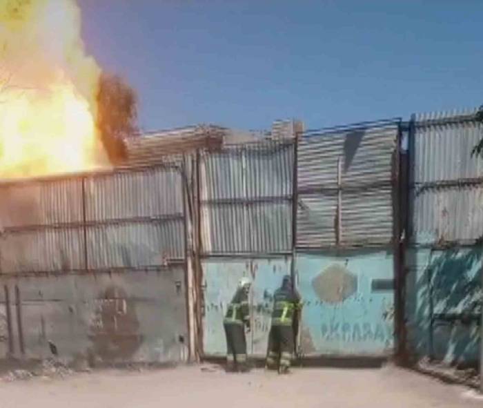 Önce Alev Alev Yandı, Sonra Bomba Gibi Patladı