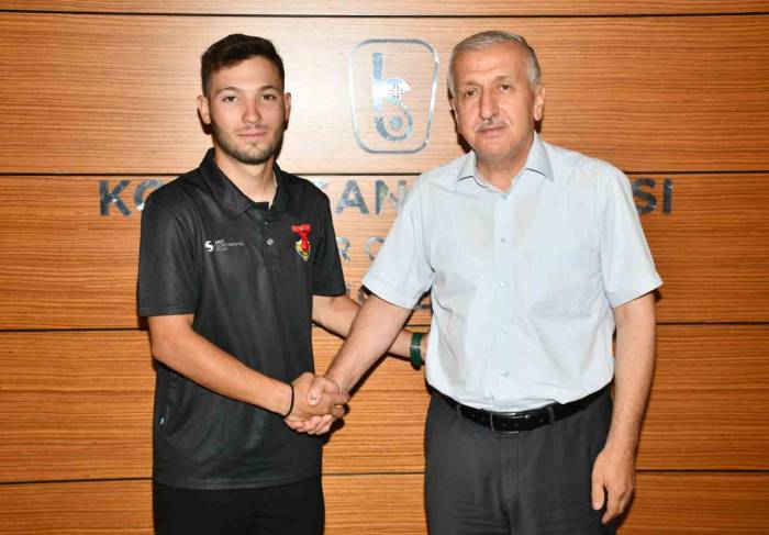 Kso Başkanı Büyükeğen Avrupa İkincisi Olan Bisikletçiyi Ödüllendirdi