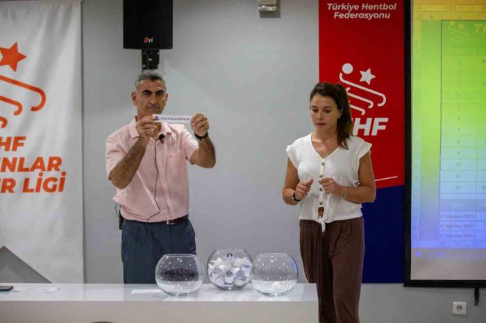 Hentbol Kadın Ve Erkekler Süper Liglerinde Fikstür Çekildi