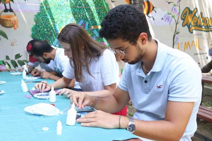 Öğrenciler Mozaik Ve Toka Baskı Workshopunda Becerilerini Sergiledi