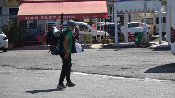 21 Günlük Yürüyüşünün Ardından Rize’ye Ulaştı