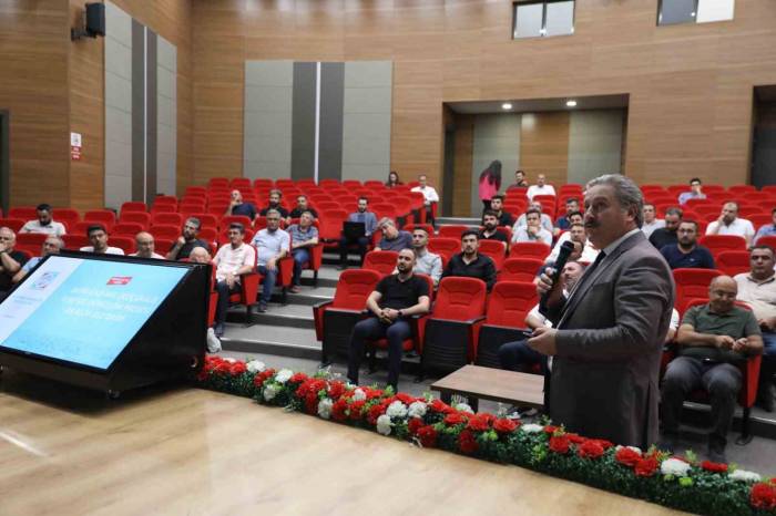 Başkan Palancıoğlu’ndan Müteahhitlere Kentsel Dönüşüm Sunumu