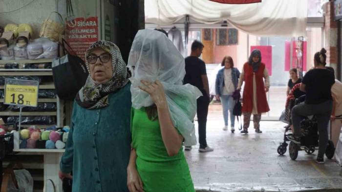 Edirne’de Kavurucu Sıcak Yerini Yağmura Bıraktı