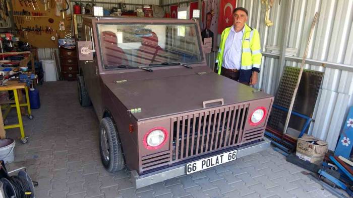 Hurda Malzemelerle Yaptı, 50 Bin Liraya Mal Ettiği Kamyoneti Saatte 110 Kilometre Hıza Ulaşıyor