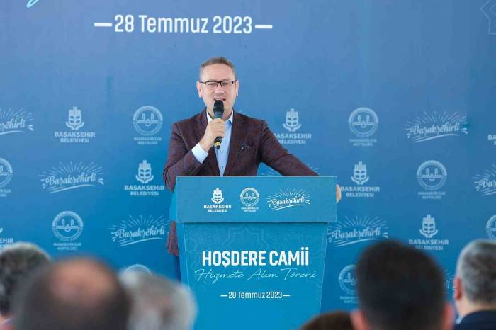 Başakşehir’de Hoşdere Camii İbadete Açıldı