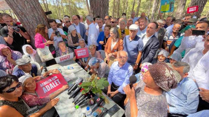 Milas Akbelen’e Gelen Kılıçdaroğlu, İki Tarafa Da ’yanınızdayım’ Dedi