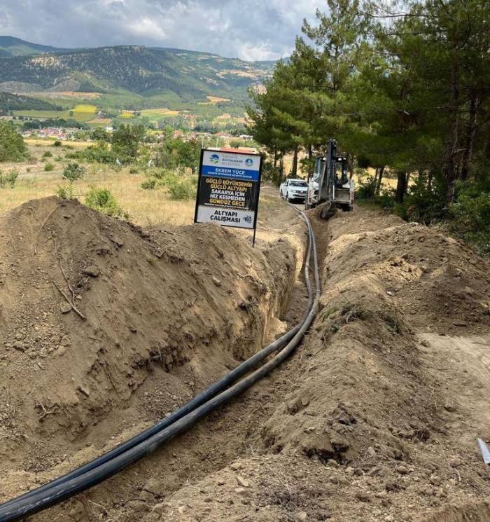 Taraklıya 2 Bin 500 Metrelik Yeni İçme Suyu Hattı