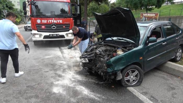 Samsun’da 3 Araçlı Trafik Kazası: 1 Yaralı