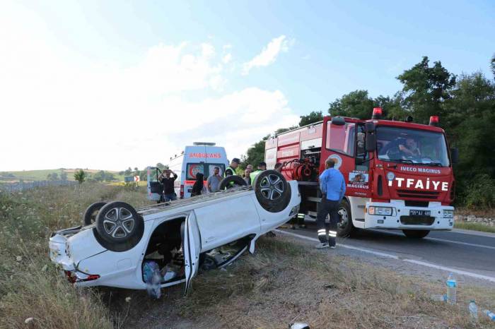 Tır İle Otomobil Çarpıştı: 3’ü Çocuk 5 Yaralı