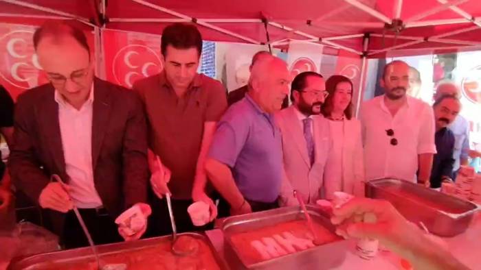 Denizli Mhp’nin Aşure Hayrı Binlerce Kişiyi Buluşturdu