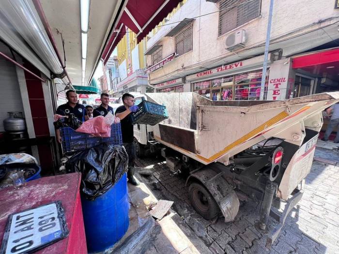 Zabıtadan Kasaplar Çarşısı’na Denetim
