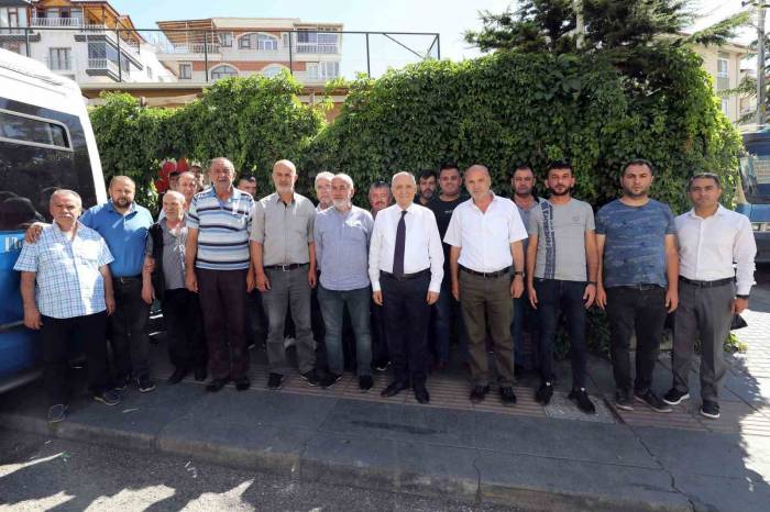 Yenimahalle Belediye Başkanı Yaşar, Dolmuşçu Esnafının Sorunlarını Dinledi