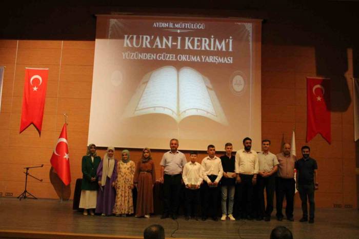 Aydın’da Kur’an-ı Kerim’i Güzel Okuma Birincileri Belli Oldu