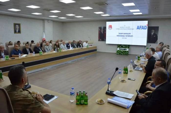 Sel-taşkın Temalı Masabaşı Tatbikatı Gerçekleştirildi