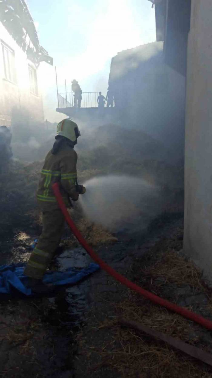 Uşak’ta Müstakil Evde Çıkan Yangın Korkuttu