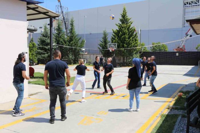 Verilen Molada Spor Yaparak Stres Attılar