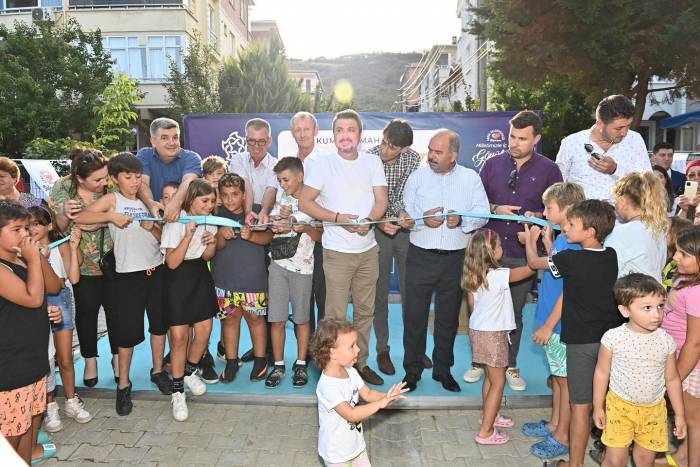 Kumbağ Parkı Törenle Açıldı