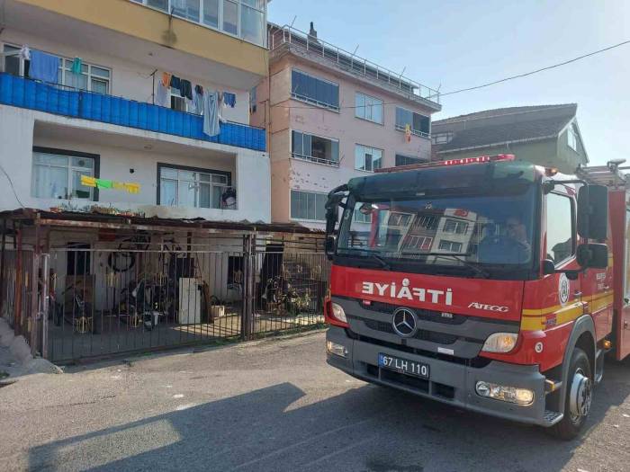 Kdz. Ereğli’de Evde Çıkan Yangın Korkuttu