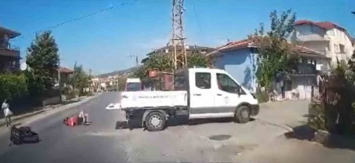 Motosikletli Gencin Öldüğü Kaza Araç Kamerasında