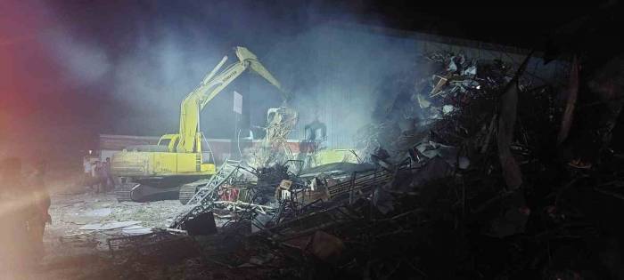 Erzurum’da Hurdacılar Sitesinde Yangın Çıktı
