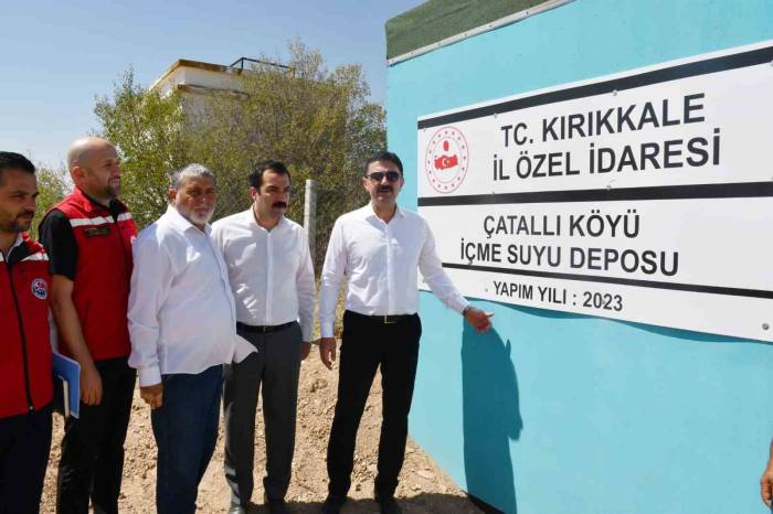 Kırıkkale’de Yeni Su Depoları Faaliyete Geçirildi