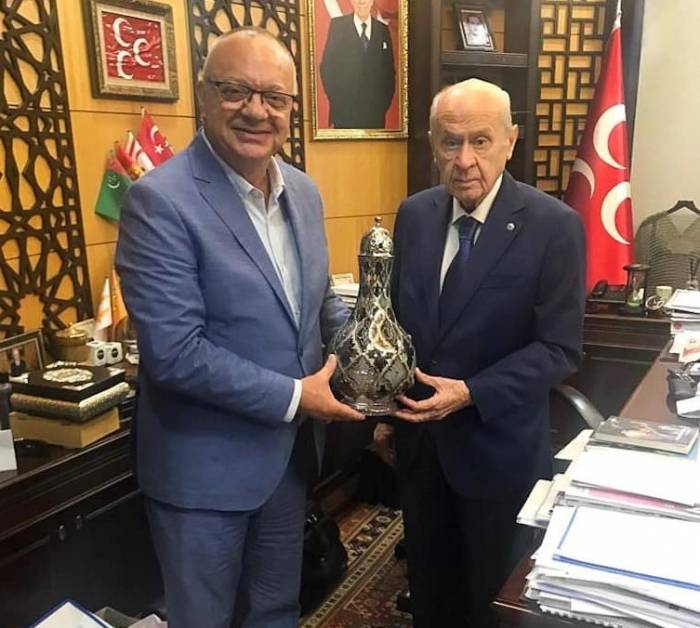 Başkan Ergün, Mhp Genel Başkanı Bahçeli’ye Manisa’daki Çalışmaları Anlattı