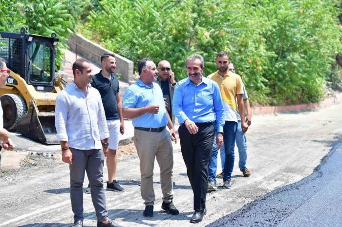 Kavurucu Sıcakta Asfalt Çalışması