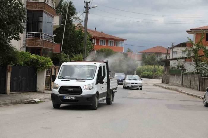 Akyazı’da İlaçlama Çalışmaları Sürüyor