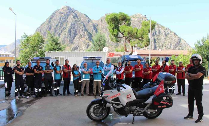 Amasya Umke, 92 Gönüllü Sağlık Çalışanıyla Görev Başında