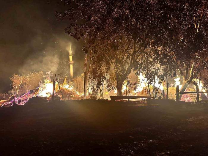 Kastamonu’daki Köy Yangınına Müdahale Sürüyor: 5 Ev Küle Döndü