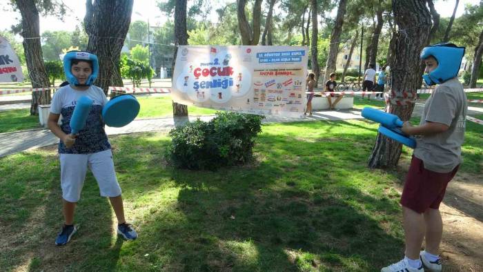 Muğla’da Çocuklar Şenlikte Buluştu