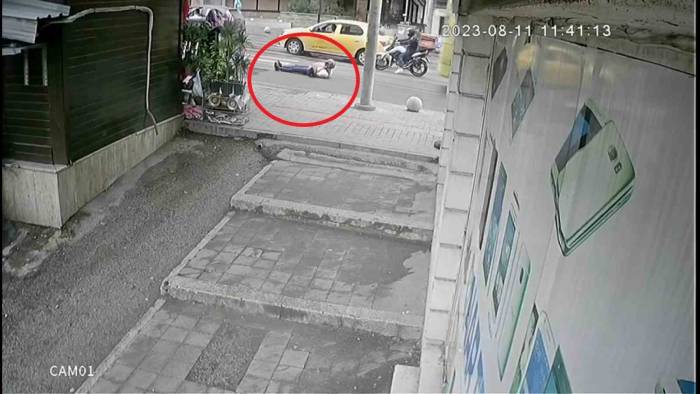 Ölümün Teğet Geçtiği Anlar Kamerada...