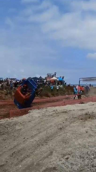 Festivalde Takla Atan Off-road Aracı Anbean Kameraya Yansıdı