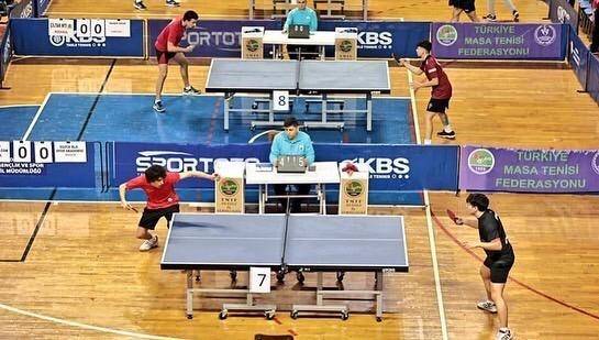 Masa Tenisi Finalinde 122 Sporcu Ter Dökecek